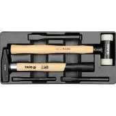 YATO YT-5540 Hammer Set of Hämmer Schwarz, Weiß, Holz
