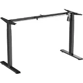 Logilink Sit-Stand desk frame, single motor, easy-use controller, black
