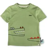 Sigikid T-Shirt Happy Holiday in grün | Gr.: 110