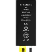 Clappio , Ersatz-Akku ohne BMS (2227mAh) für Apple iPhone 12 Mini, Schwarz