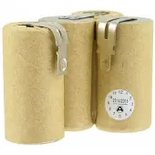 AccuCell vileda AS-193E9A Akku NiCd 4,8 Volt mit Faston 6,3mm und 4,8mm Kontakt