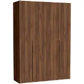 Masseno Drehtürenschrank ANCONA 170/240/58cm 4-türig Braun