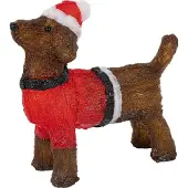Nampook LED Figur Dackel ¦ braun ¦ Maße (cm): B: 38 H: 35 T: 13.0