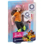 Barbie Berufe Sport Softball Baseball Puppe, Geschenk und Spielzeug ab 3 Jahren