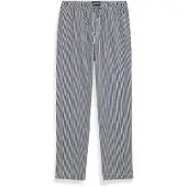 Ralph Lauren für Herren. 714899509050 Pyjama-Hose aus Baumwolle mit marineblauen Streifen (XS), Heimtextilien
