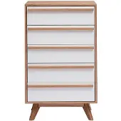 Miliboo - Kommode/Semainier 5 Schubladen skandinavisches Design HELIA