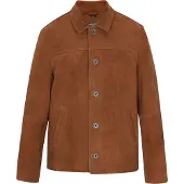 Dreimaster Jacke Männer Cognac