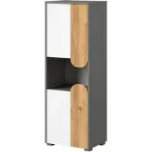Masseno Drehtürenschrank ARCADA 50/144/38cm 2-türig Eichefarben