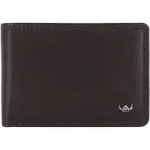 Golden Head Leder Geldbörse Polo RFID Protect Minischeintasche 1196 Dunkelbraun