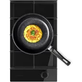 Cecotec Gaskochfeld 1 Brenner Bolero Squad G 1400F Glass Black, 3,4kW, Glass Black, Gusseisenroste, WOK-Brenner