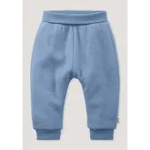 Hessnatur Softfleece Hose in rivierablau | Gr.: 86/92