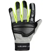 IXS Evo-Air Damen Schwarz Grau Gelb Handschuhe Größe L