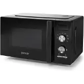 Gorenje MO20A3BH, Arbeitsplatte, Kombi-Mikrowelle, 20 l, 800 W, Eingebautes Display, LED
