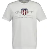 Gant T-Shirt "T-Shirt REG ARCHIVE SHIELD 1er Pack", Herren, Gr. XXL, weiß, Obermaterial: 100% Baumwolle CO., Shirts T-Shirt