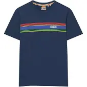 Superdry Outdoor Stripe Logo Rlxd Kurzarm-t-shirt