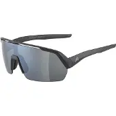 Alpina Turbo HR, Multisportbrille, Uni, Halbrandlos, Schwarz, Schwarz, TR90-Kunststoff