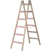 Kaiser+Kraft Holz-Stehleiter
