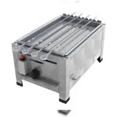 ChattenGlut Schaschlikgrill Kebabgrill 1-flammig mit Spieß Aufsatz im Mangal Style 3,6kW