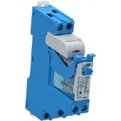 Finder Relais-Koppelmodul 2P 8A 24VDC, Betriebsanzeige, Kontaktverriegelung, Schraubklemmen, 35mm DIN-Schienenmontage, 4C.02.9.024.0050