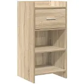 vidaXL Sideboard Sonoma-Eiche 40 x 36 x 80 cm Holzwerkstoff