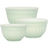 Greengate Kunststoff Schalenset ALICE PALE GREEN Grün mit Deckel 3er Set | Gr.: onesize