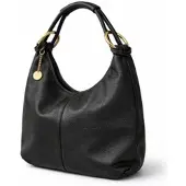 Collezione alessandro Schultertasche "Bella" aus Leder, Made in Italy