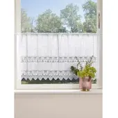 Witt Weiden Fensterbehang in weiß | Gr.: 95