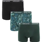 Björn Borg Boxershort Cotton Stretch Boxer 2 Multi 5 Herren Green / Black (3er-Pack)-XXL
