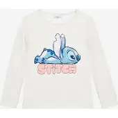 Disney Stitch T-Shirt, Weiß, 128-134