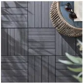 Home24 22er-Set Terrassenfliese Thish in Grau | Gr.: onesize