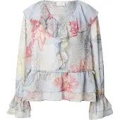Comma Blouses Blue Größe: 44 | Longsleeves Outlet | Damen | Blau