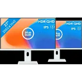 BlueBuilt 27 Zoll Quad HD Monitor Doppelpack