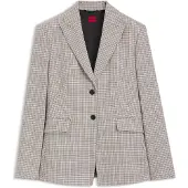 HUGO Regular-Fit Blazer mit Mikro-Karo Grösse 34