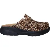 Xsensible Clog Damen Hibiscus Stretchwalker Leopard-Schuhgröße 41