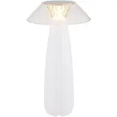Globo Lighting LED Tischleuchte, Weiß, Akku, IP20, Touchdimmer, H 28 cm