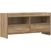 vidaXL TV-Schränk 100 x 33 x 47 cm Artisan-Eiche Holzwerkstoff