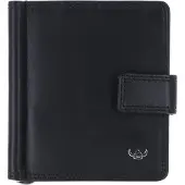 Golden Head Leder Kartenetui Geldklammer Polo RFID Protect Clip-Scheintasche 1906 Schwarz
