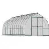 NSH Nordic Gewächshaus Bella 244x724cm Silber