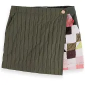 Scotch & Soda Girl Patchwork Skort Thyme Größe: 16 | Röcke Outlet | Unisex