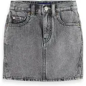 Scotch & Soda Girl Washed Black Denim Mini Skirt — Black Spark Black Spark Größe: 6 | Röcke Outlet | Unisex | Schwarz