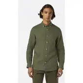 Scotch & Soda Seasonal Core - Regular Fit Linen Shirt Army Größe: S | Business hemden Outlet | Herren | Weiß