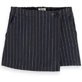 Scotch & Soda Girl Pinstripe Skort Charcoal Cerulean Pinstripe Größe: 12 | Röcke Outlet | Unisex | Schwarz