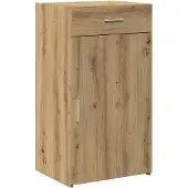 vidaXL Sideboard Artisan-Eiche 50 x 42,5 x 93 cm