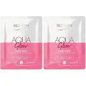 Biotherm Aqua Super Mask Glow Tuchmaske 2x 2x35 ml Gesichtsmaske