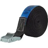 Baumarktplus Profi Spanngurt Klemmschloss Auto 1 Teilig 4m 250 kg Schwarz
