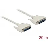 DeLOCK Serielles Kabel D-Sub 25 Stecker zu Stecker 20 m