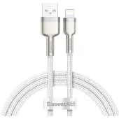 Baseus Cafule, 1 m, Lightning, USB A, Männlich, Männlich, Weiß