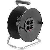 Bachmann Kabeltrommel 4-fach leer, ohne Kabel, Kunststoff