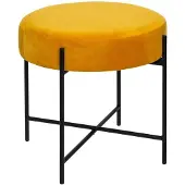 Atmosphera Taboret welurowy ARTY, Ø 47 cm