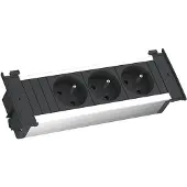 Bachmann KAPSA S 3xUTE sw Strom 2,0m CEE7/7